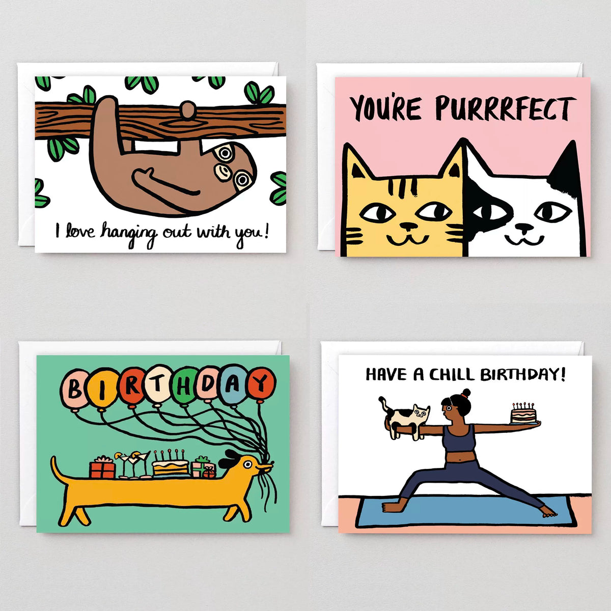 Wrap British Imported Birthday Greeting Card, Blessing Couple, Cute Illustration Card, Graduation Confession Bowsher