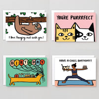 Wrap British Imported Birthday Greeting Card, Blessing Couple, Cute Illustration Card, Graduation Confession Bowsher