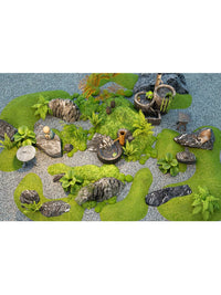 Japanese Zen Garden Micro-Landscape SU Model for Courtyard Design