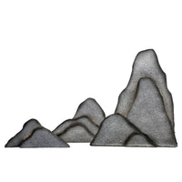 Artificial Snow Wave Rockery Landscape Ornament for Gardens and Displays