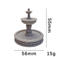 Miniature Tiered Fountain Model for Micro Landscape Decor