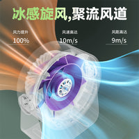 Mini Portable USB Rechargeable Desk Fan with Quiet Operation for Office, Dorm, or Bedside Use