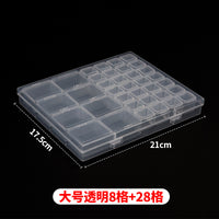 Portable Multi-functional Jewelry Storage Box with Anti-oxidation Compartments for Earrings and Cards