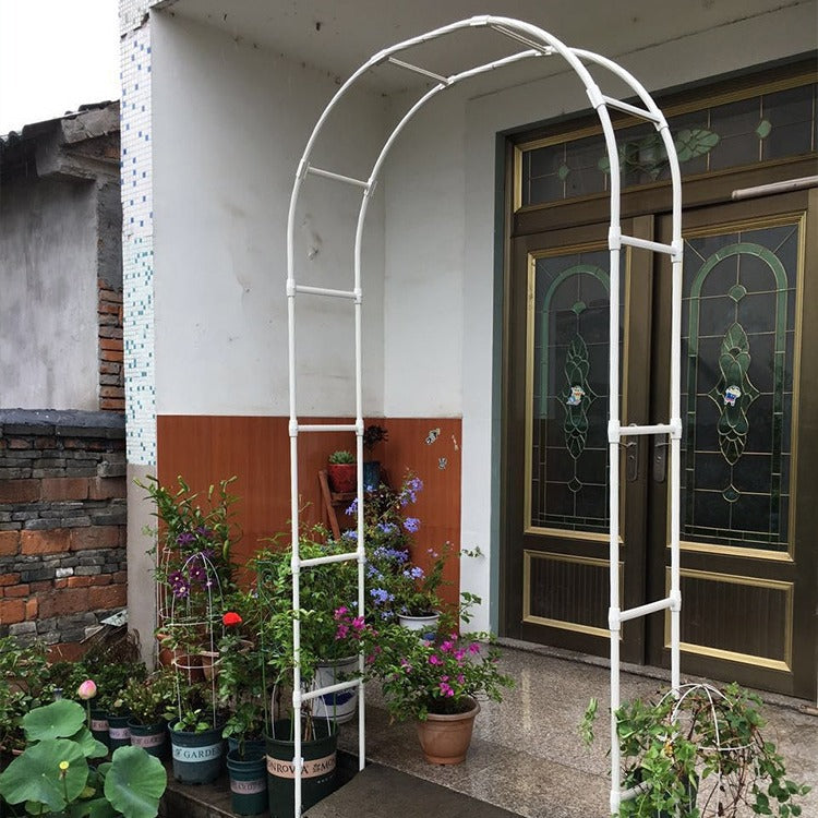 Garden Arch Trellis for Climbing Plants, Roses, Grapes - Outdoor Metal Archway Support