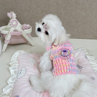 Christmas Knitted Pet Apron Bib Sweater for Cats and Dogs