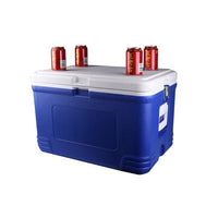 Ice Brilliance 56L Hot/Cold/Fresh 3-in-1 Insulated Cooler Box Food-Grade PU Outdoor Camping Food Beverage Refrigerator Ice Pack