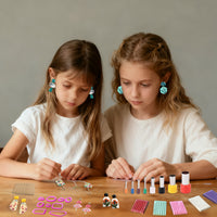 Polymer Clay DIY Earring Geometric Mold Tool Kit for Crafts and Jewelry Making