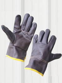 Welding Work Gloves, Heat Resistant Cowhide Leather, Soft, Durable, Industrial Safety