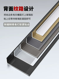 Aluminum Alloy L-Shaped Tile Edge Trim for Floor and Wall Corners