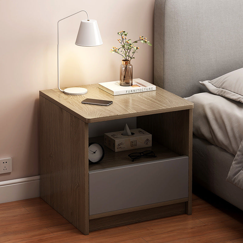 Nightstand for Bedroom, Modern Simple Bedside Table with Storage, Hotel & Home Use