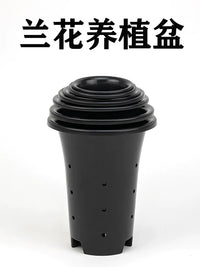 Orchid Pot with Drainage Holes, Tall Plastic Planter for Orchids, Breathable Design