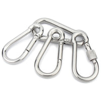 304 Stainless Steel Quick Link Carabiner for Chains, Ropes, and Keychains