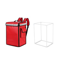Large Capacity Insulated Food Delivery Backpack for Pizza and Cold Storage, Portable Outdoor Thermal Bag