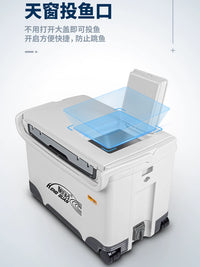 Hengguan HG-003 36L Insulated Fishing Cooler Box with Wheels for Sea and Taiwan Fishing
