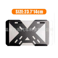 Philippines Motorcycle License Plate Frame Aluminum Alloy Southeast Asia License Plate Holder