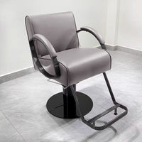 Reclining Hydraulic Barber Chair for Hair Salon Styling, Perming, and Cutting