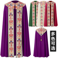 Medieval Court Cloak Cape for Halloween and Stage Performance