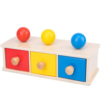 Montessori Wooden Coin Box and Shape Matching Educational Toy for Toddlers 0-3 Years