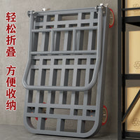 Heavy-Duty Foldable Platform Cart with Steel Pipe Frame and Mute Wheels