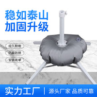 Heavy-Duty Outdoor Umbrella Base for Patio Market Umbrellas, Foldable Plastic Stand with Water Fillable Option