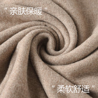 Cashmere-Feel Solid Color Tassel Scarf for Women, Warm Winter Shawl