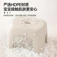 Children's Cartoon Plastic Stool, Thickened Non-Slip Footstool for Bathroom and Living Room