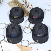 Miniature Baseball Cap Keychain Bag Charm for Couples and Students