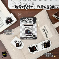 Cute Cartoon Cat Magnetic Bookmarks for Students and Readers, Double-Sided Page Markers
