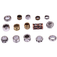 Vintage Alloy Dreadlock Beads for Hair Braiding Decoration