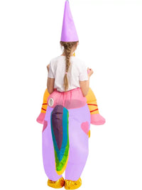 Inflatable Unicorn Ride-On Costume for Kids - Perfect for Halloween, Christmas, and Role Play