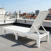 Outdoor Folding Recliner for Patio, Pool, and Beach