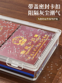 Household Document Storage Box for Certificates, Property Deeds, Birth Certificates, and Important Files