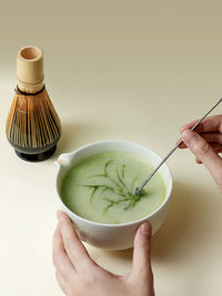 Japanese Style Matcha Bowl Set with Whisk for Traditional Tea Ceremony
