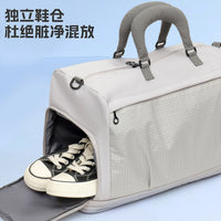 Foldable Wheeled Travel Duffel Bag with Large Capacity and Universal Wheels