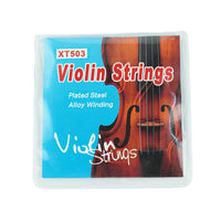 Violin Strings Set, German Silver Wound, for Beginners and Professionals, Musical Instrument Accessories