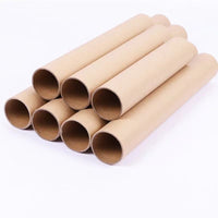 Kraft Paper Cardboard Tubes for DIY Crafts, Posters, Artwork, and Packaging