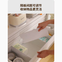 Yuzheng Steel Bookshelf Drawer Organizer Inserts for Library and Home Use