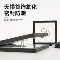 PE Transparent Film Jewelry Suspension Display Box for Rings, Necklaces, and Wearable Nails