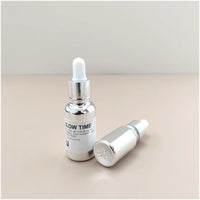 Electroplated Silver Glass Dropper Bottle for Essential Oils and Serums