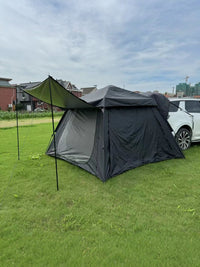 Automatic Pop-Up Car Tailgate Tent for Camping, Sunshade, Rainproof, Mosquito Net, Double Layer Oxford Cloth