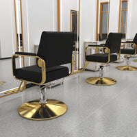 Luxury Reclining Hydraulic Barber Chair for Salon