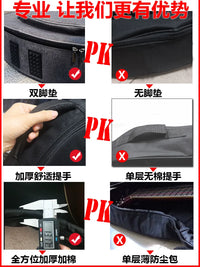 Padded Dual-Shoulder Guitar Gig Bag for Acoustic, Classical, and Electric Guitars