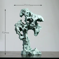 Artificial Taihu Stone Mountain Ornament for Japanese Zen Garden Bonsai Micro Landscape Decor