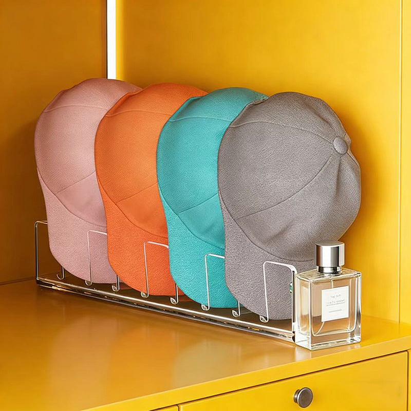 Baseball Cap Organizer Rack for Desk and Dorm