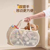 Large Capacity Foldable Storage Basket for Kids' Toys, Plush Dolls, and Laundry