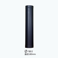 304 Stainless Steel Fireplace Wood Stove Flue Pipe Chimney Accessories 180mm