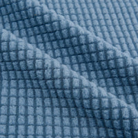 190g Fleece Jacquard Corn Kernel Grid Stretch Fabric for Sofa Covers and Chair Upholstery