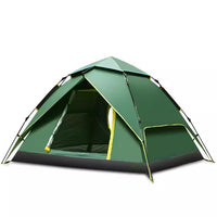 Automatic Pop-Up Camping Tent for 2-4 People - Portable, Waterproof, UV Protection