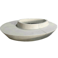 UHPC Terrazzo Concrete Outdoor Stool Prefabricated Art Concrete Bench