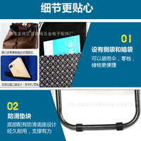 Foldable Stair Climbing Shopping Cart with Seat, 3-Wheel Trolley for Groceries and Luggage